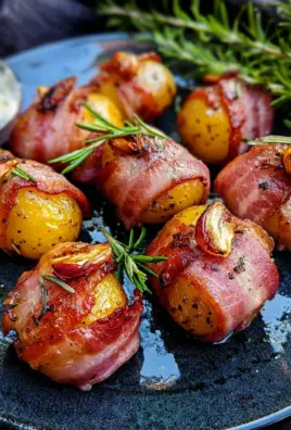 Kartoffeln im Speckmantel