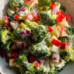 Knackiger Brokkolisalat mit Apfel – gesund und lecker!