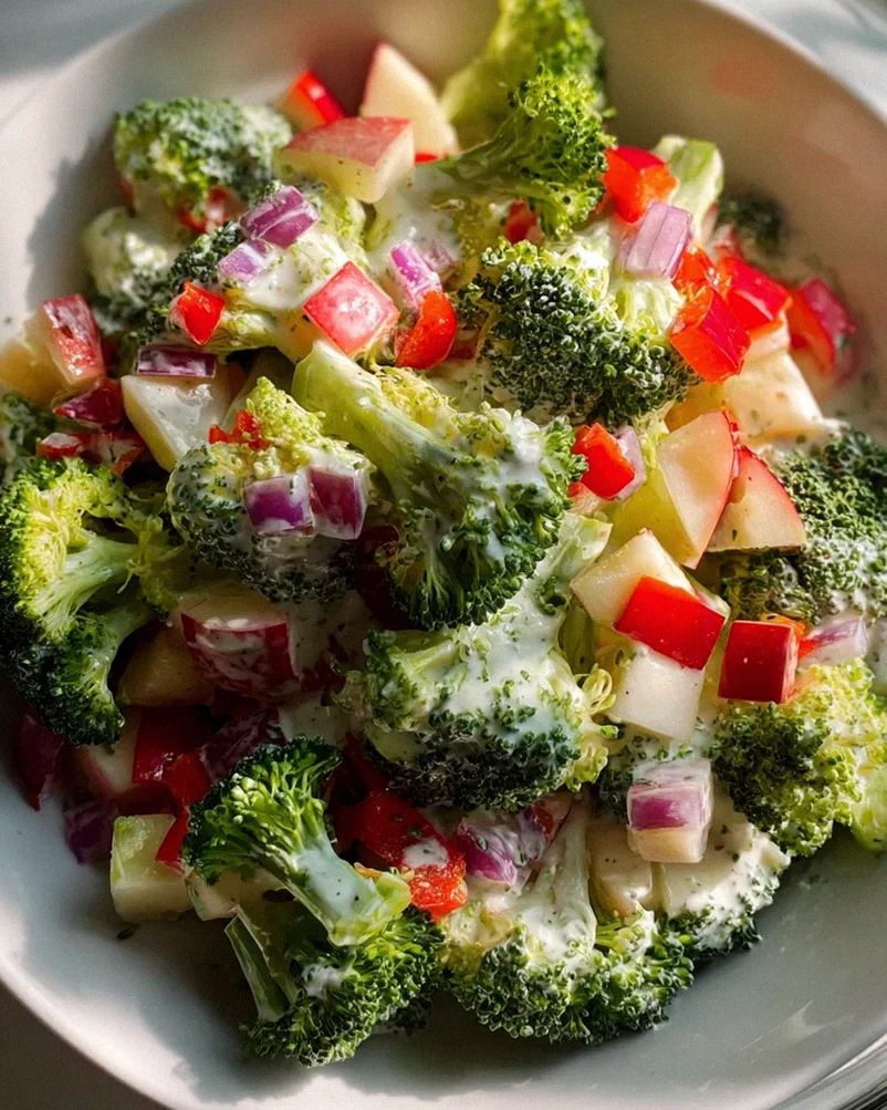 Knackiger Brokkolisalat mit Apfel – gesund und lecker! – Schritt 1