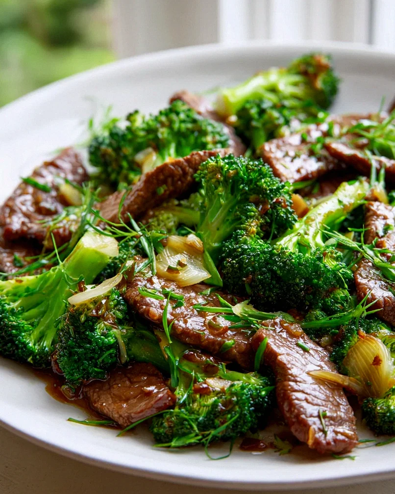 Knoblauch-Wacholdertee-Extrakt Rindfleisch und Brokkoli Pfanne Rezept – Schritt 2