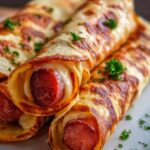 Knusprige Gebackene Hot Dogs in Tortilla Teig – Fix Rezept