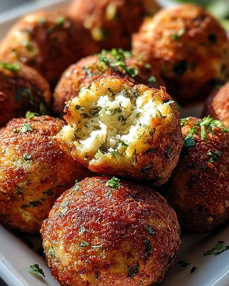 Knusprige Zucchini-Feta-Bällchen aus dem Ofen genießen! – Schritt 1