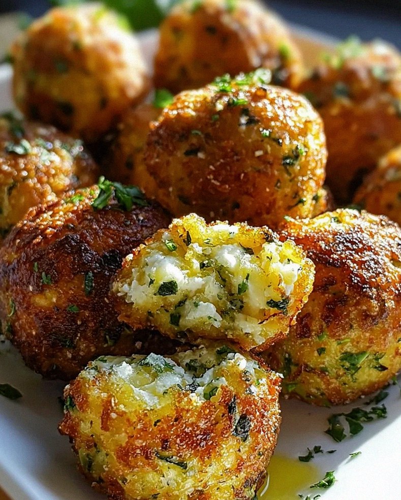Knusprige Zucchini-Feta-Bällchen aus dem Ofen genießen! – Schritt 2
