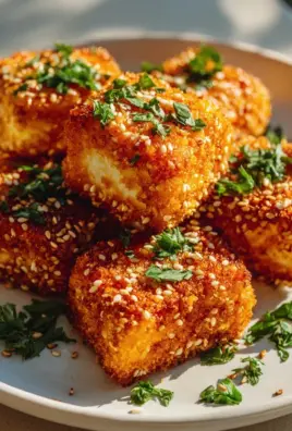Knuspriger Feta mit Sesam aus der Heißluftfritteuse – Aromatisch!