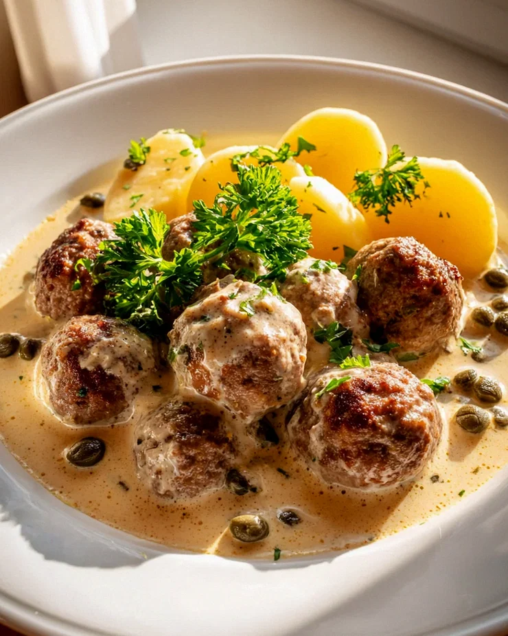 Köstliche Königsberger Klopse: Zartes Rindfleisch in Kapernsauce – Schritt 2