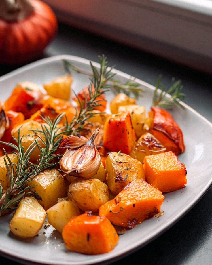 Köstliches Ofengemüse mit Kartoffeln & Kürbis – Einfach & Lecker! – Schritt 2