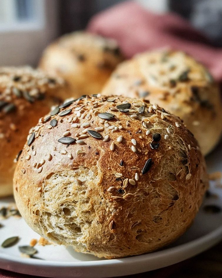 Kornerbrötchen with Quark Recipe – Bake Your Favorite Bread Rolls – Schritt 2
