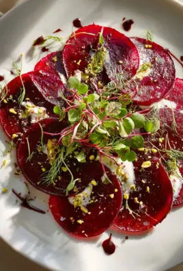 Kreatives Rote Bete Carpaccio