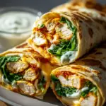 Krosse Air Fryer Chicken Mozzarella Wraps – Einfach Lecker!