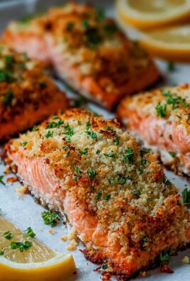 Krosse Ofen Parmesan Krustenlachsfilets – Einfach & Lecker!