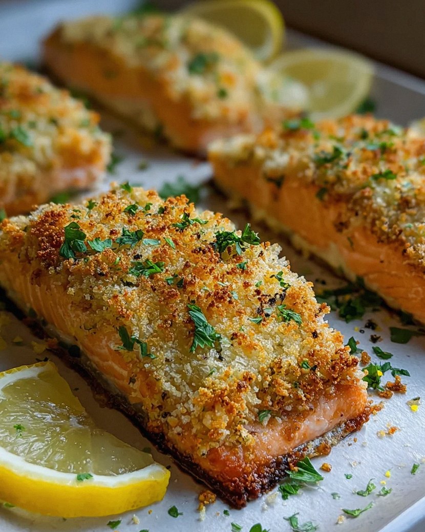 Krosse Ofen Parmesan Krustenlachsfilets – Einfach & Lecker! – Schritt 2