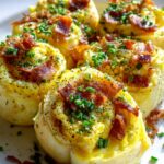 Low Carb Frühstücksrollen mit Ei, Käse & Beef Putenspeck Rezept