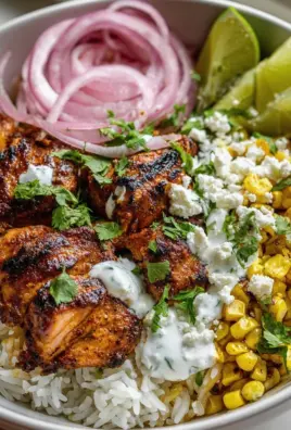 Mexikanische Street Corn Hähnchen Bowl: Geschmacksexplosion!