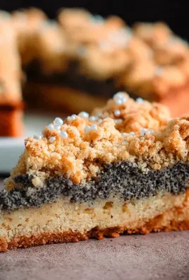 Mohnkuchen mit Streusel
