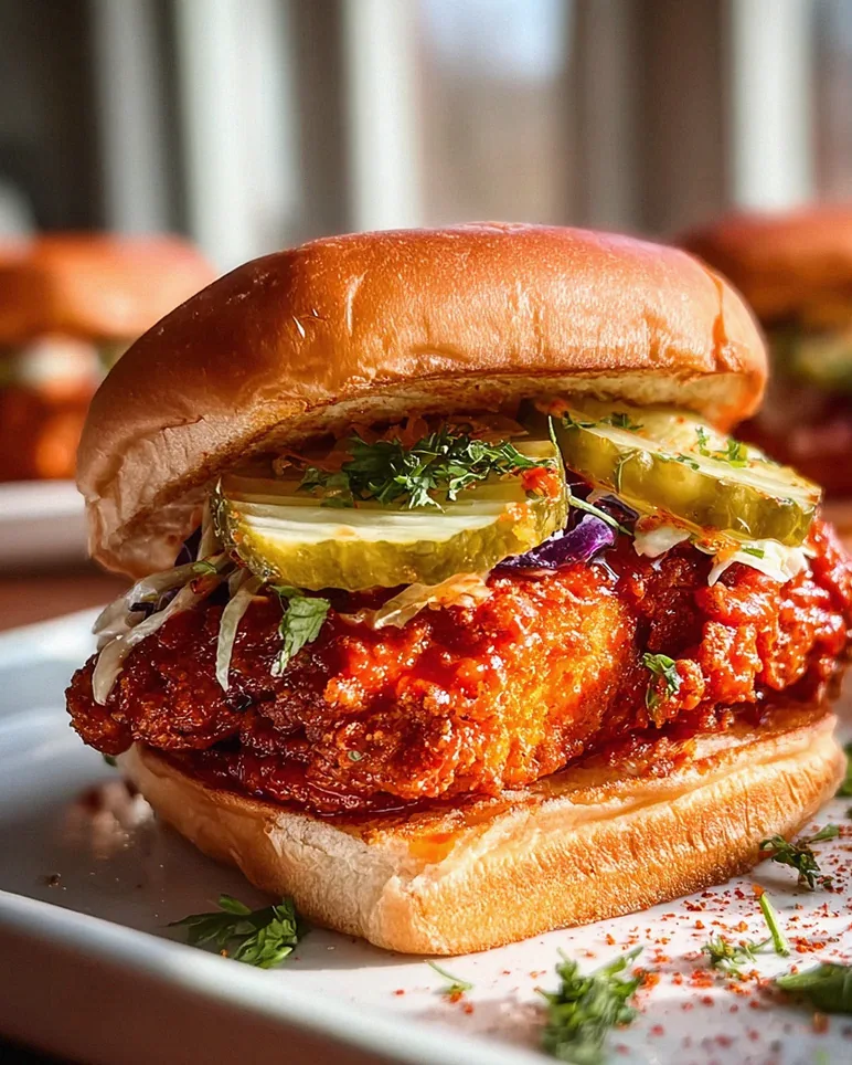 Nashville Hot Chicken Sandwich Rezept – Knusprig & Scharf! – Schritt 2