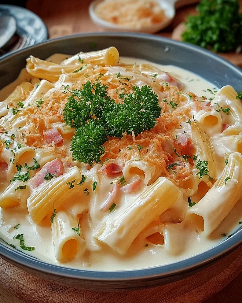 Nudeln in Käse Sahne Soße – Schritt 1