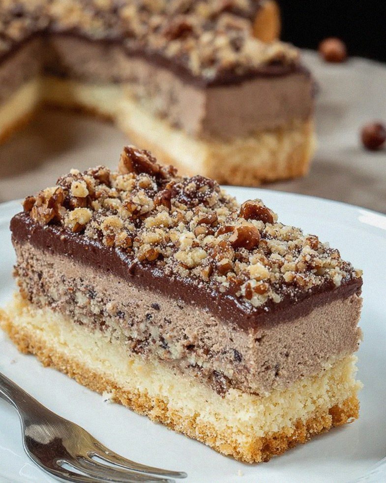 Nusskuchen mit Nougatcreme – Schritt 1