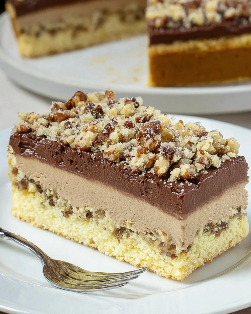 Nusskuchen mit Nougatcreme – Schritt 2