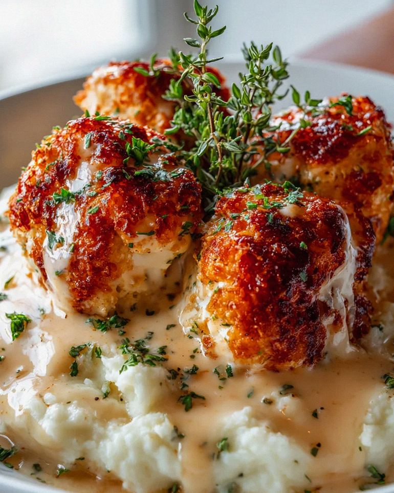 Parmesan Cloud Chicken Bombs – Schritt 1