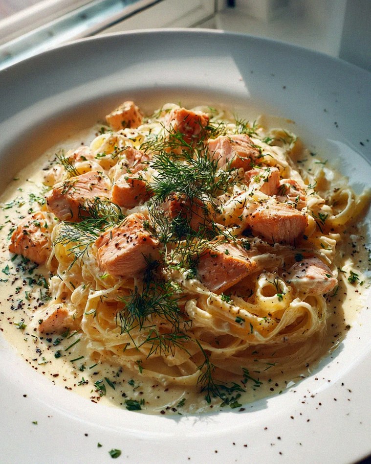 Pasta Mit Lachs Und Sahnesosse – Dein cremiger Genuss! – Schritt 1