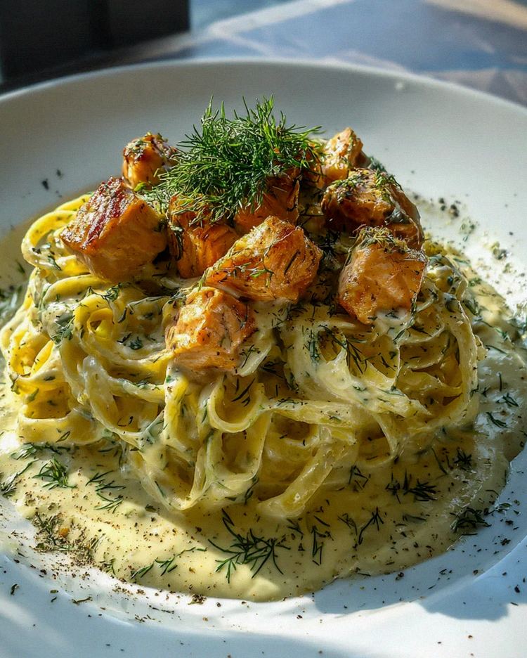 Pasta Mit Lachs Und Sahnesosse – Dein cremiger Genuss! – Schritt 2