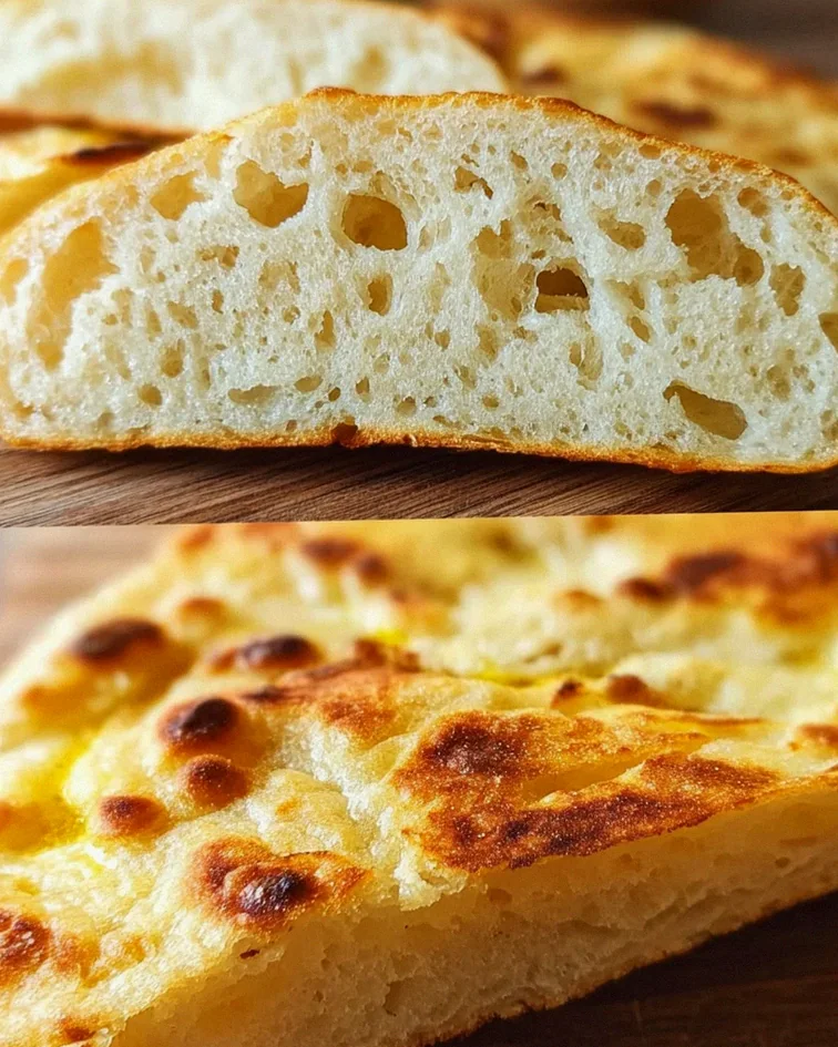 Pfannenbrot ohne Hefe – Schritt 2