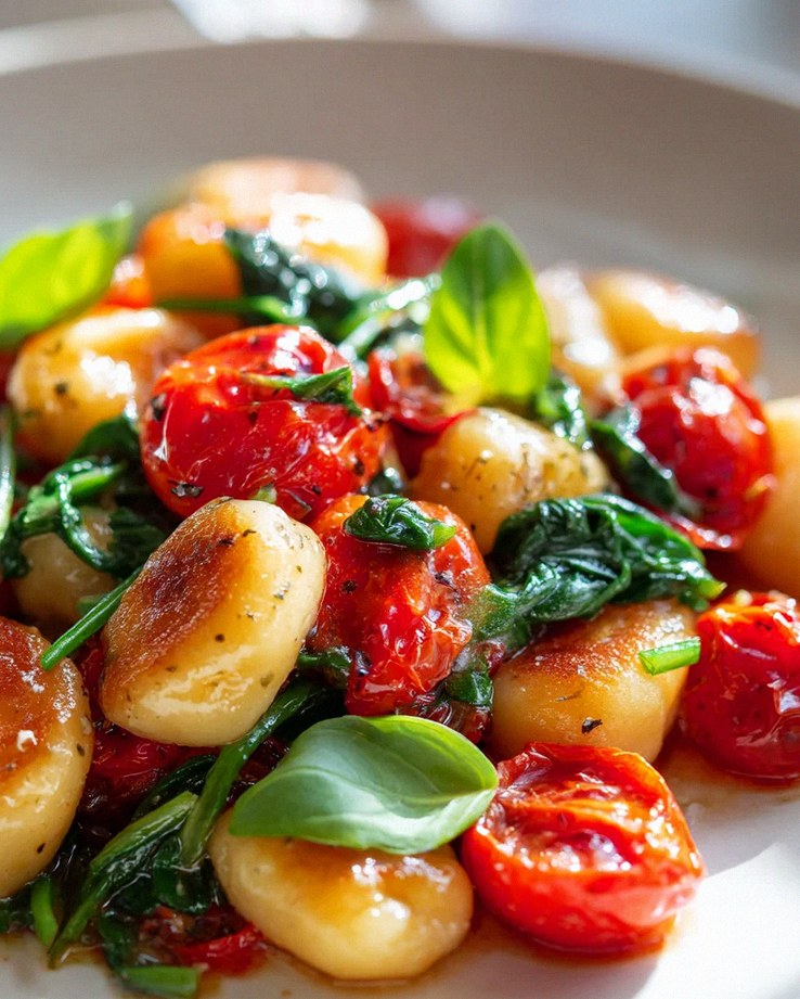 Quick Gnocchi Skillet with Tomato Magic and Spinach – Schritt 2