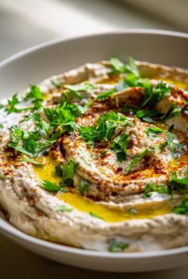 Rauchiger Persischer Auberginen-Knoblauch-Joghurt-Dip