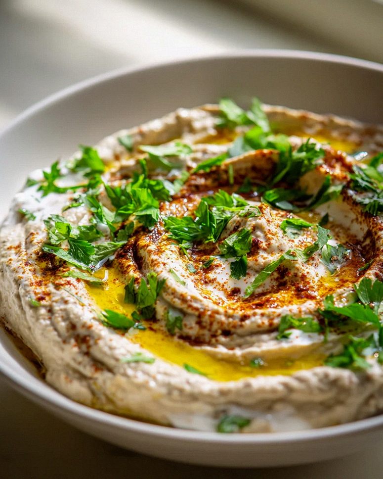 Rauchiger Persischer Auberginen-Knoblauch-Joghurt-Dip – Schritt 1