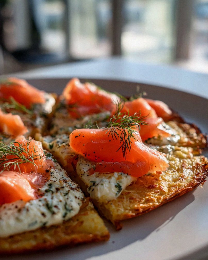 Rauchlachs Kartoffelpizza: Schnell, cremig & unwiderstehlich! – Schritt 2
