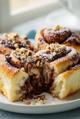 Rezept: Unwiderstehliche Schoko-Haselnuss-Rollen mit Nutella