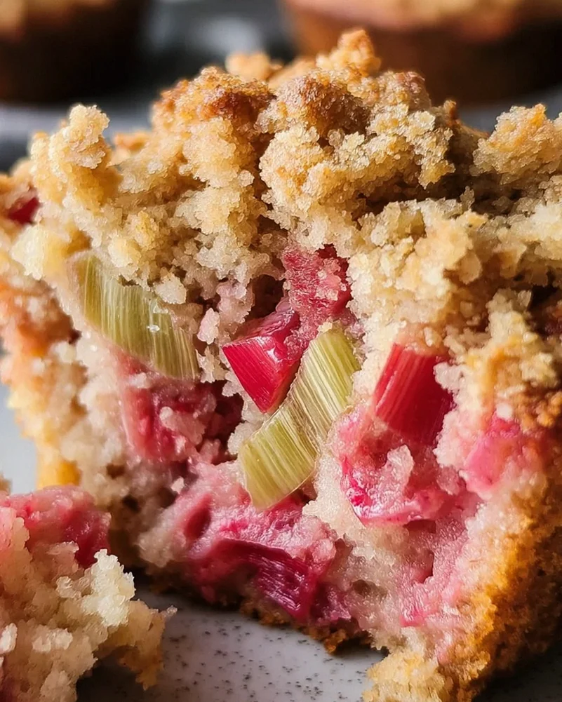 Rhabarber-Muffins mit Vanillestreuseln – Schritt 1