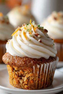 Saftige Karottenkuchen Cupcakes mit Ahornfrosting Rezept