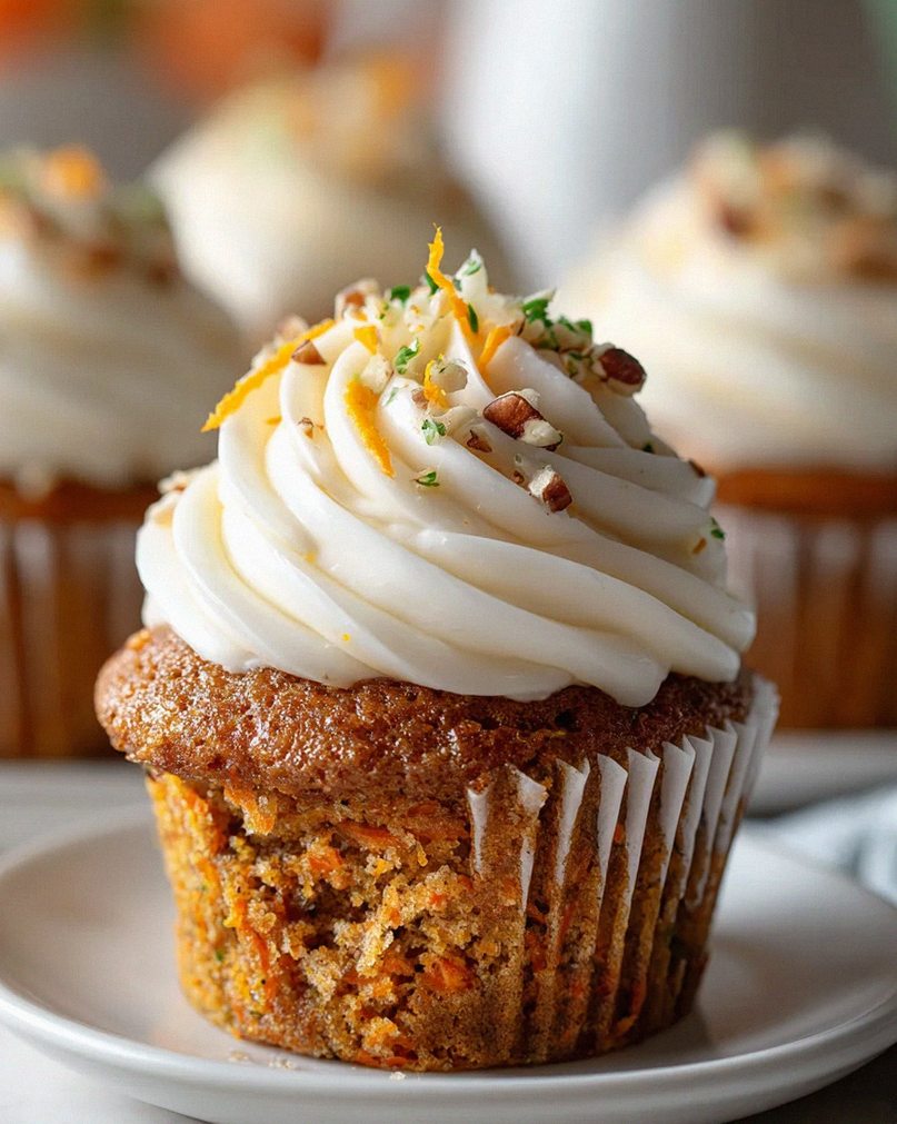 Saftige Karottenkuchen Cupcakes mit Ahornfrosting Rezept – Schritt 1