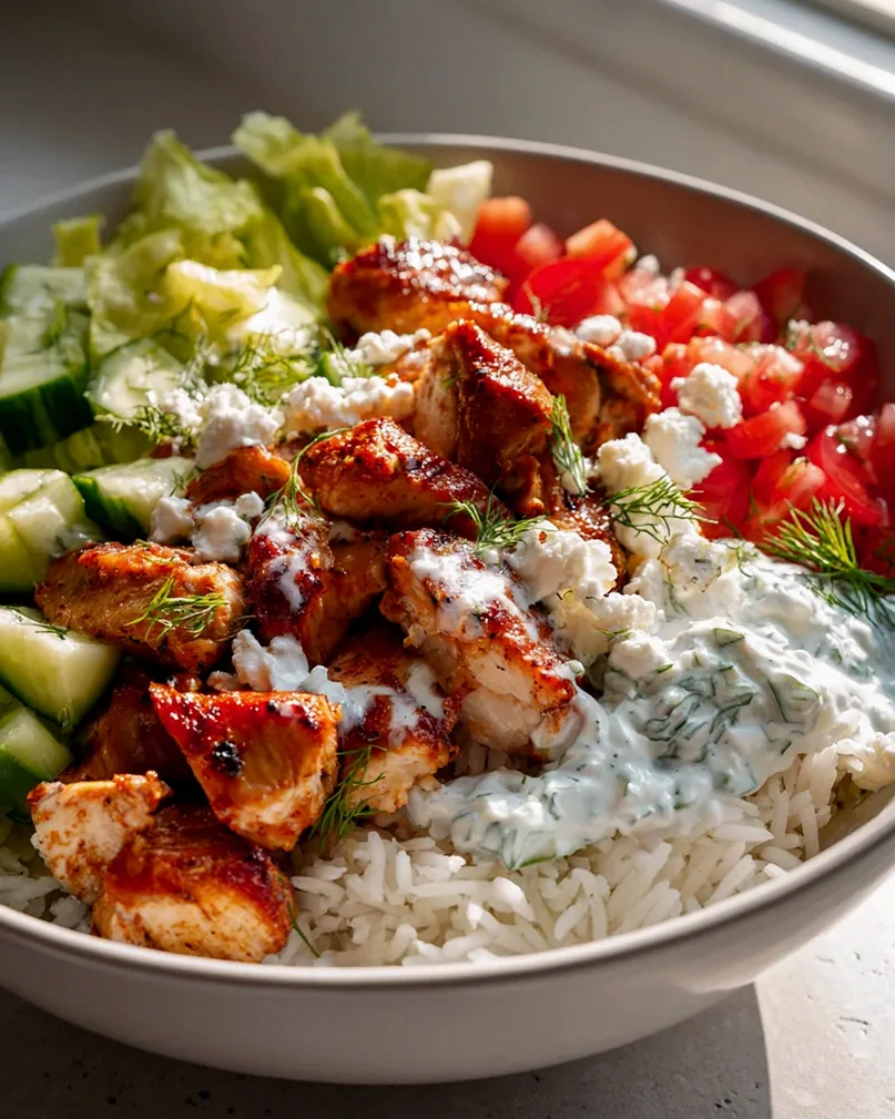 Saftige Mediterrane Hähnchen-Bowl mit Reis – Gesund & Lecker! – Schritt 1