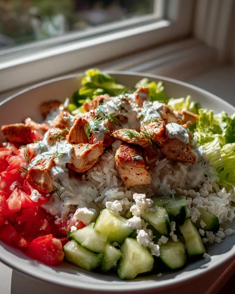 Saftige Mediterrane Hähnchen-Bowl mit Reis – Gesund & Lecker! – Schritt 2