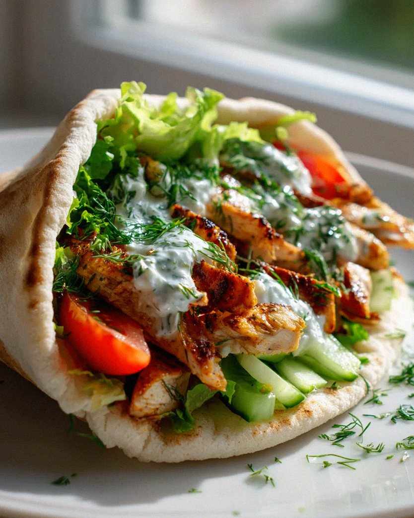 Saftige mediterrane Hähnchen-Pita-Wraps vom Grill! – Schritt 1