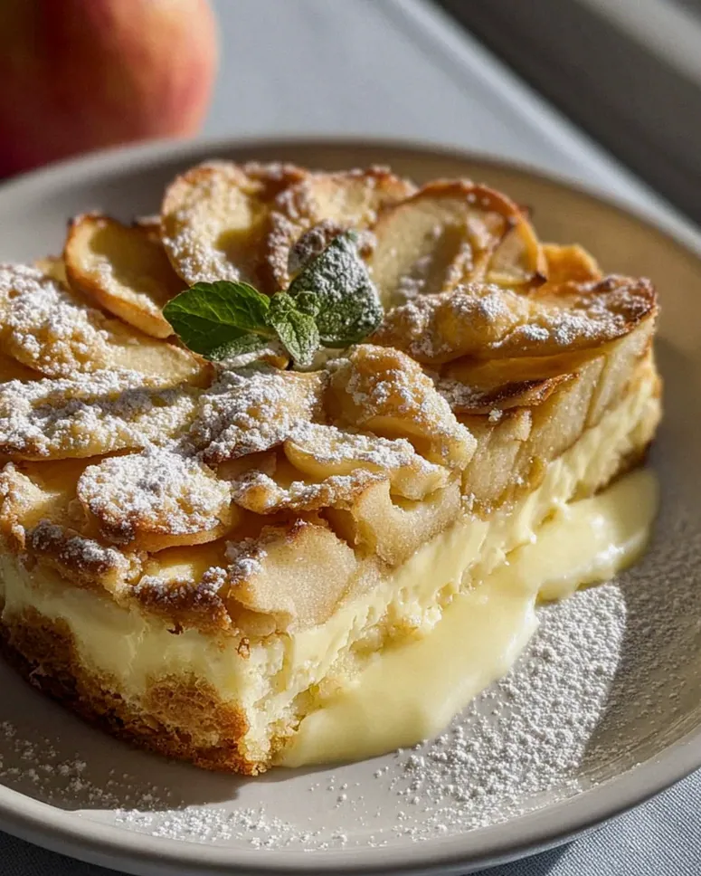 Saftiger Apfel Pudding Kuchen – Einfaches Rezept für Genuss – Schritt 1