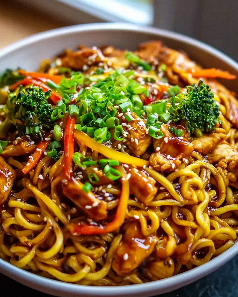 Schnelle aromatische Hähnchen Teriyaki Nudeln für Feinschmecker – Schritt 1