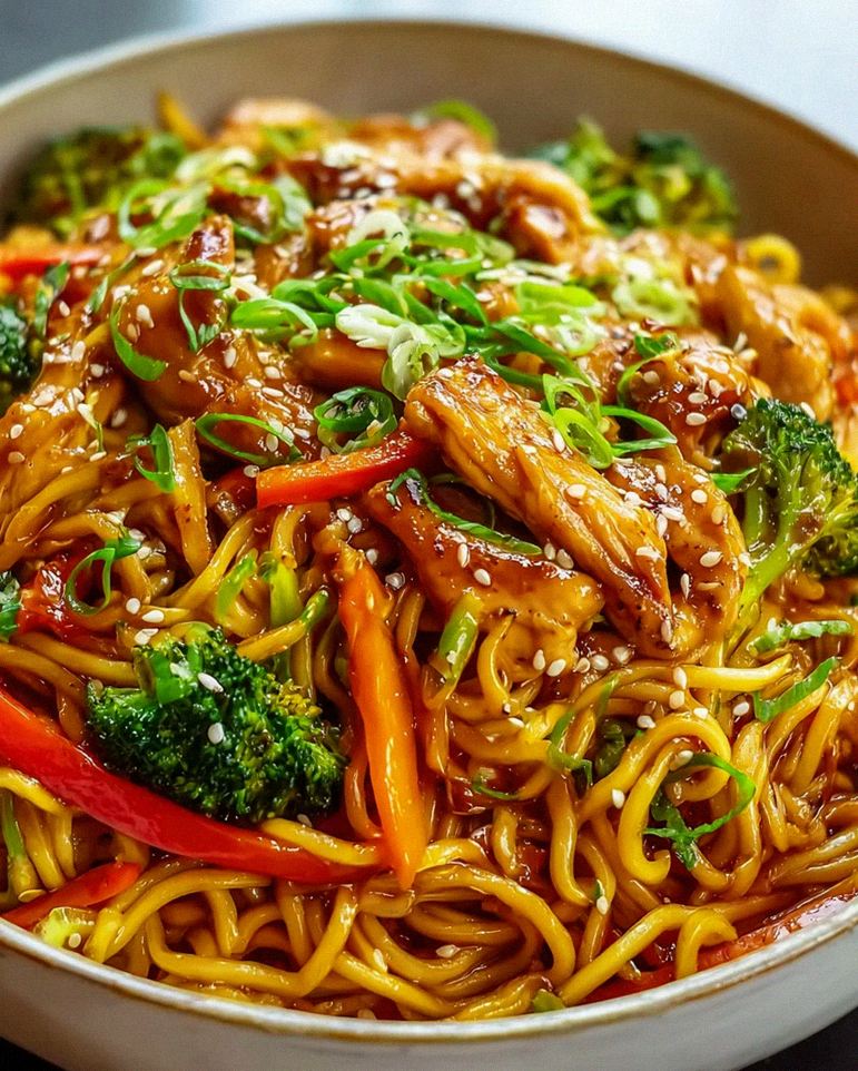 Schnelle aromatische Hähnchen Teriyaki Nudeln für Feinschmecker – Schritt 2