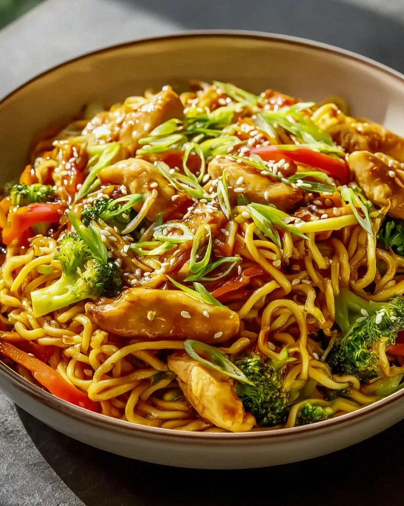 Schnelle aromatische Teriyaki-Hähnchen-Nudeln genießen! – Schritt 2