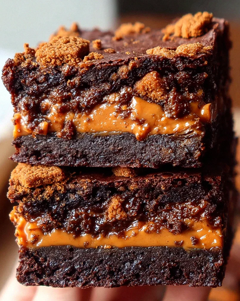 Spekulatius Brownies mit Lotus Biscoff Brotaufstrich – Schritt 2