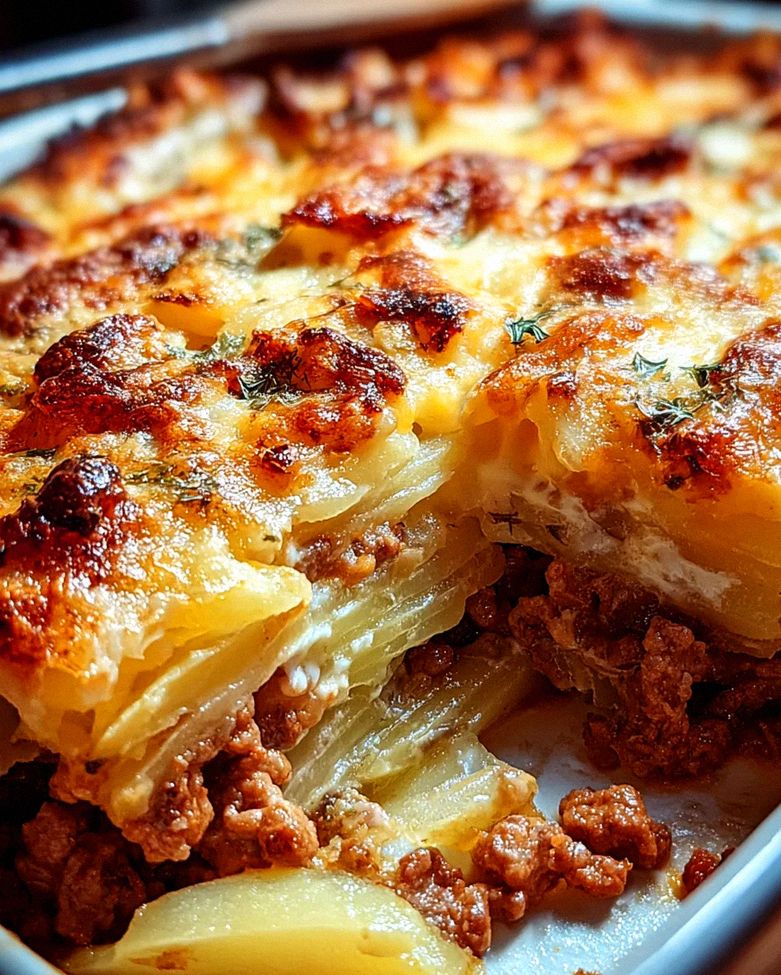 Spitzkohl-Hackfleisch-Auflauf mit Kartoffeln – Schritt 1