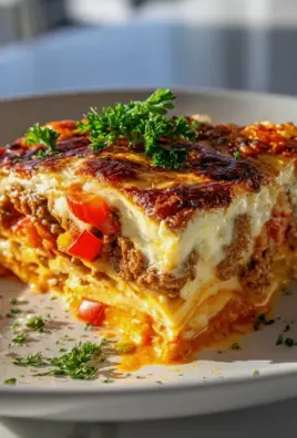 Süßkartoffel Hackfleisch Auflauf: Herzhaft mit Tomate & Paprika