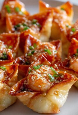 Tropische Garnelen-Wontons
