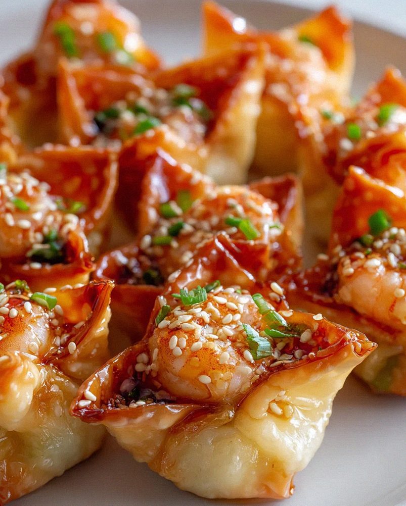 Tropische Garnelen-Wontons – Schritt 1