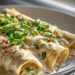 Vegane Jalapeño Popper Enchiladas mit Cashew-Sahne Rezept