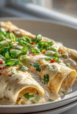 Vegane Jalapeño Popper Enchiladas mit Cashew-Sahne Rezept