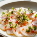 Zartes Jakobsmuschel-Carpaccio