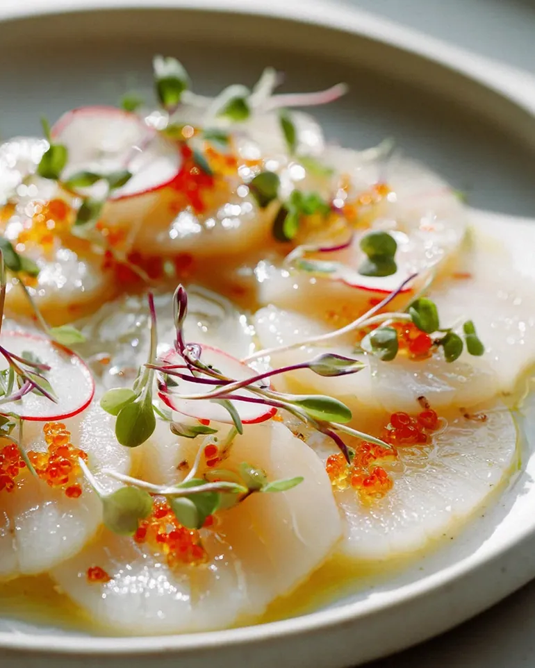 Zartes Jakobsmuschel-Carpaccio – Schritt 2